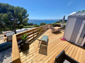 Mobilhome 6 places vue mer